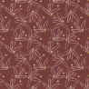 Printed Viscose NOVILI Bordeaux / Ochre